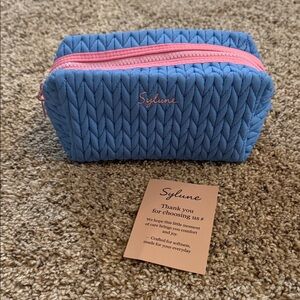 Sylune Blue Cosmetic Bag New